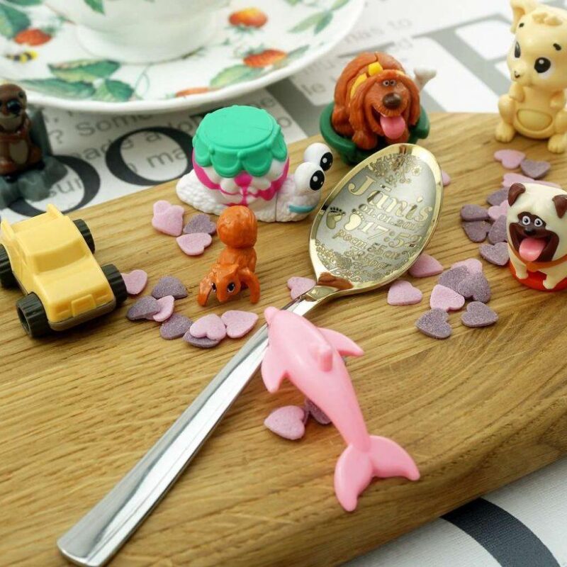 Чайная ложка Gold с метрикой