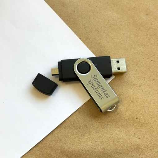 USB 2.0 & Micro usb zibatmiņa 16 GB