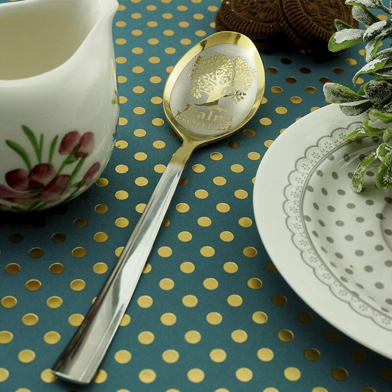 Десертная ложка «180+ рисунков» Gold