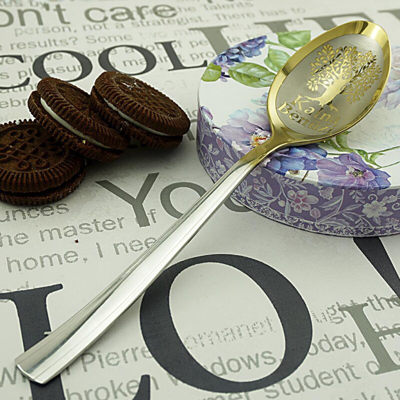 Десертная ложка «180+ рисунков» Gold