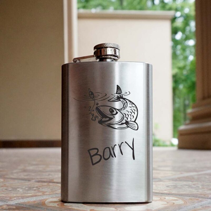 Фляжка GLEN с гравировкой 120 мл. Фляжка GLEN с гравировкой 120 мл.