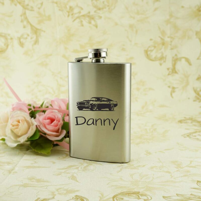 Фляжка GLEN с гравировкой 120 мл. Фляжка GLEN с гравировкой 120 мл.