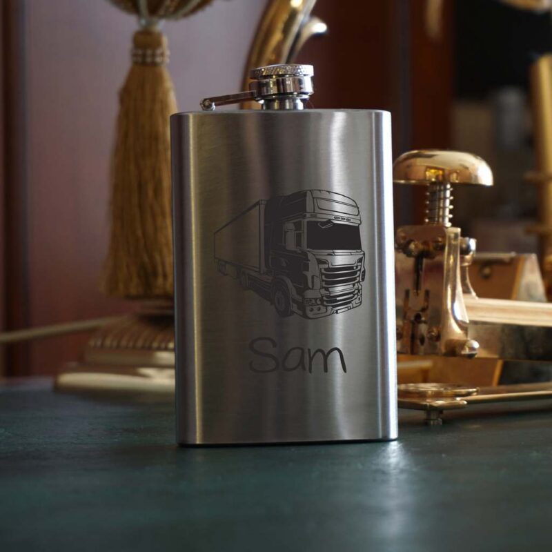 Фляжка GLEN с гравировкой 120 мл. Фляжка GLEN с гравировкой 120 мл.