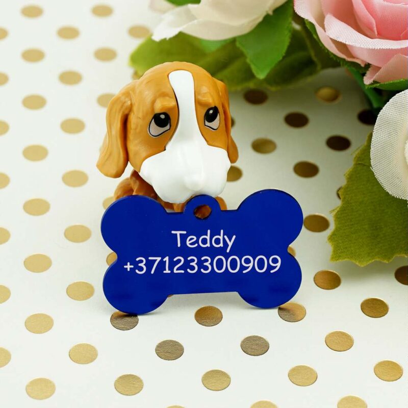 Жетон для животных Blue III