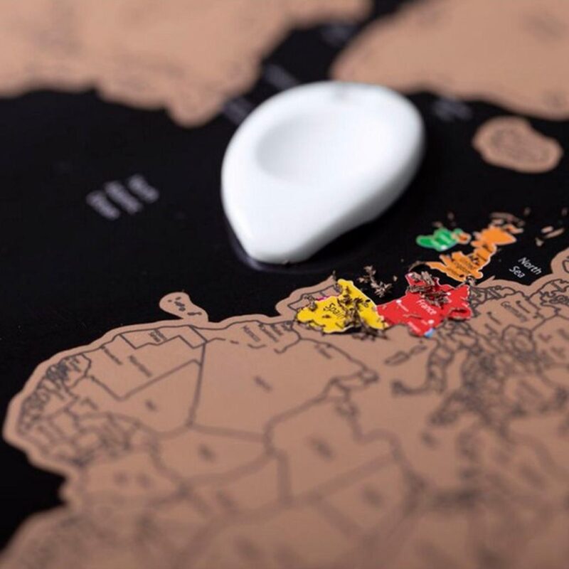 Nokasāmā ceļotāja pasaules karte Nokasāmā ceļotāja pasaules karte