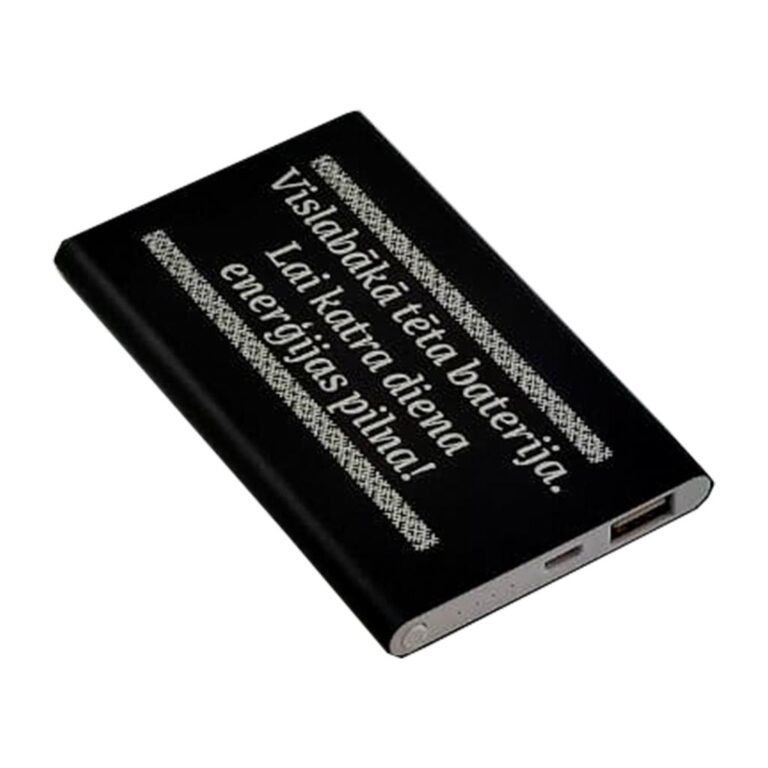 Power bank 4000 mAh ar gravējumu Power bank 4000 mAh ar gravējumu