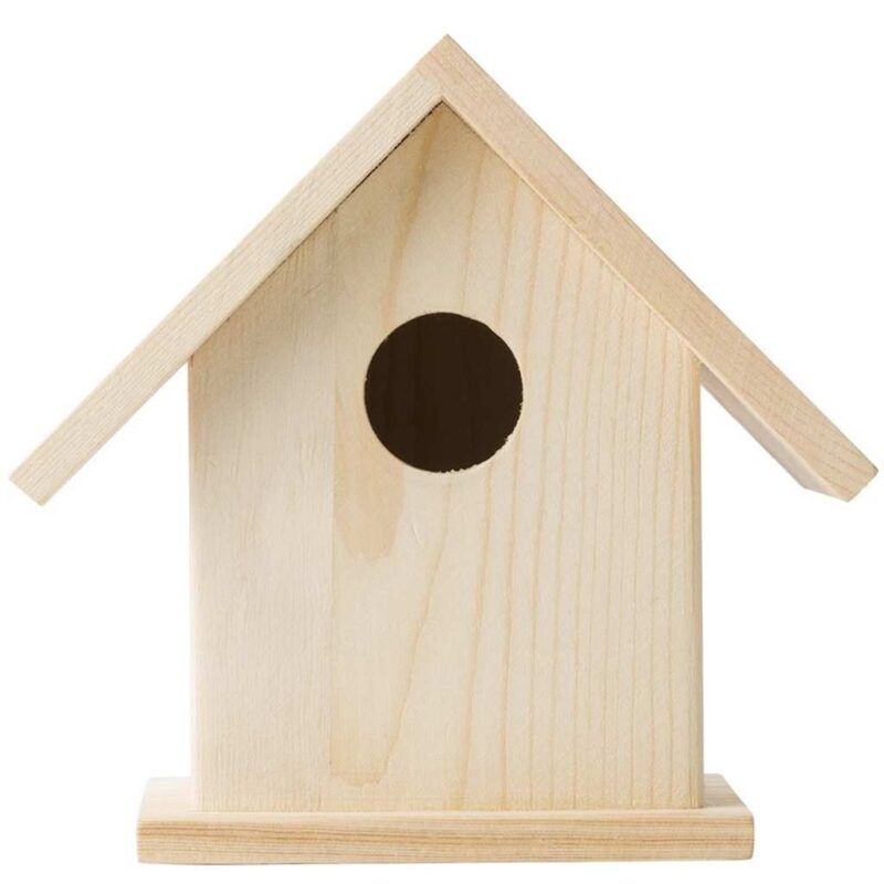 Cкворечник с красками и кисточкой