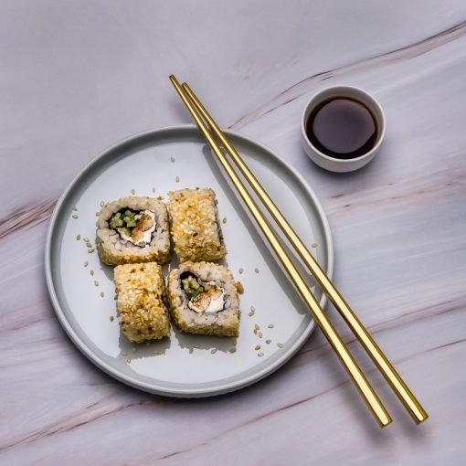 Suši kociņi ar gravējumu Gold Suši kociņi ar gravējumu Gold