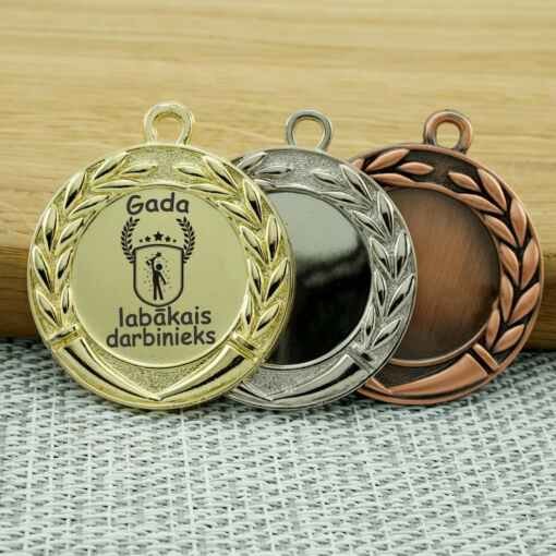 Medaļa 40mm (I) ar gravējumu