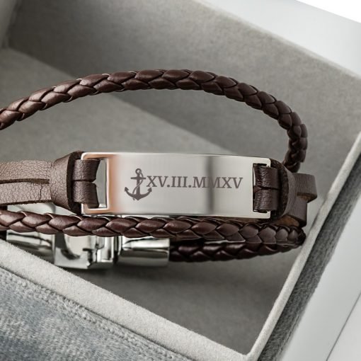 Браслет "Model A" Brown&Silver