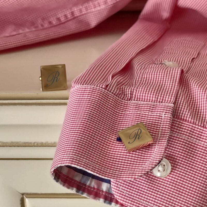 Aproču pogas "SQ Gold" ar gravējumu