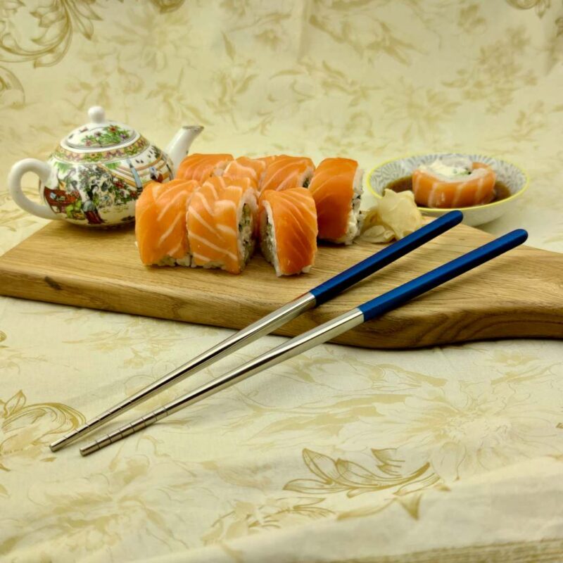 Суши палочки с гравировкой Blue