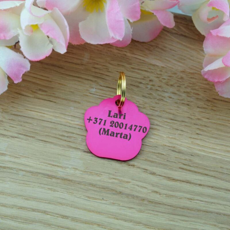 Жетон для животных Pink IV