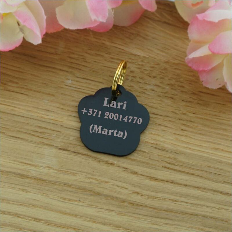 Жетон для животных Black IV