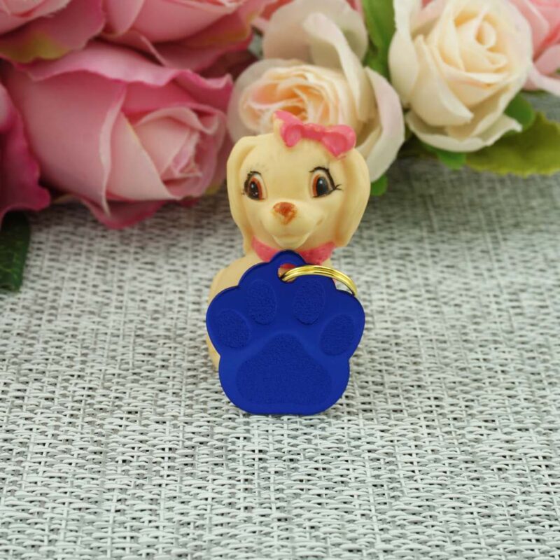 Dzīvnieku žetons ar gravējumu Blue IV