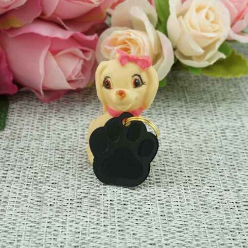 Dzīvnieku žetons ar gravējumu Black IV