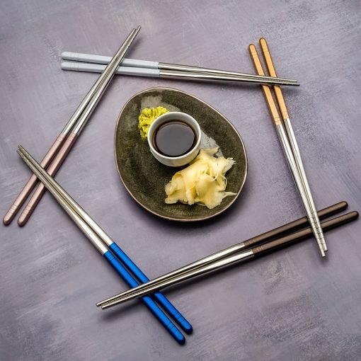 Суши палочки с гравировкой Blue Суши палочки с гравировкой Blue