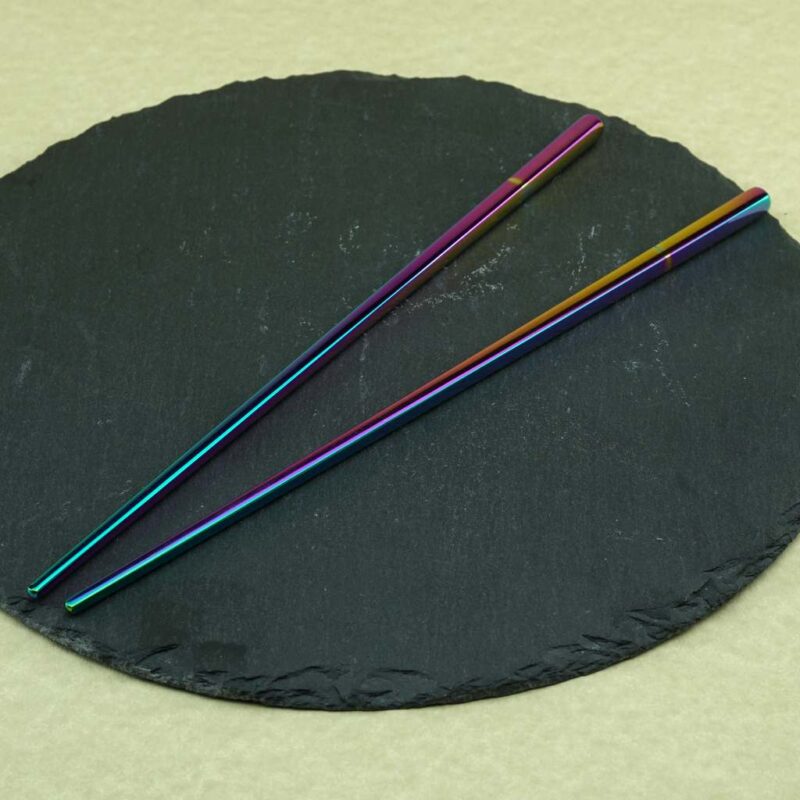 Suši kociņi ar gravējumu Rainbow