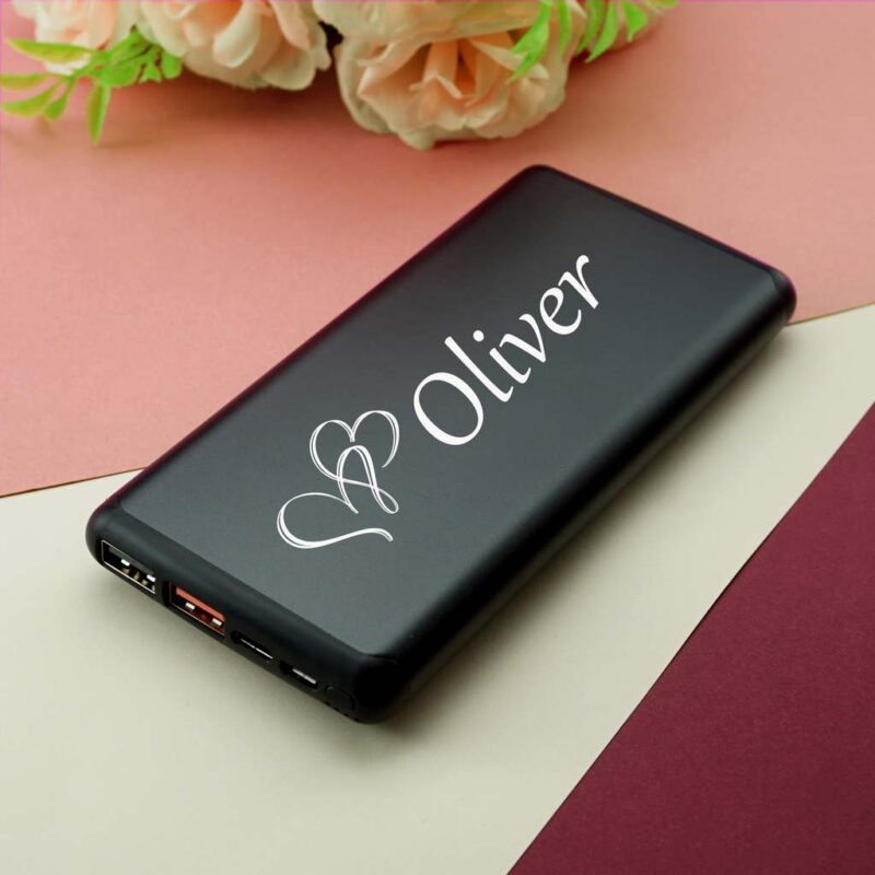 Wireless power bank 10000 mAh Black