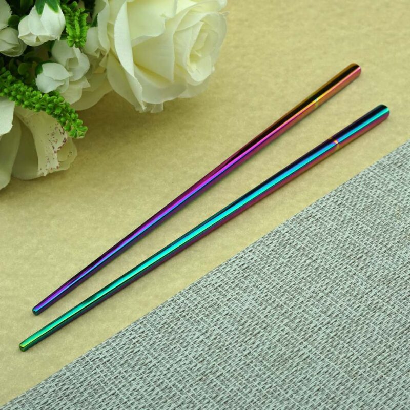 Suši kociņi ar gravējumu Rainbow