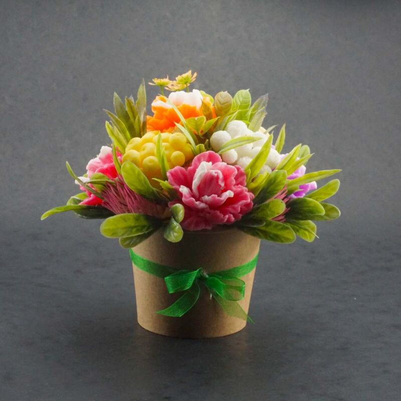 "Ziedu pušķis M" - roku darba ziepes