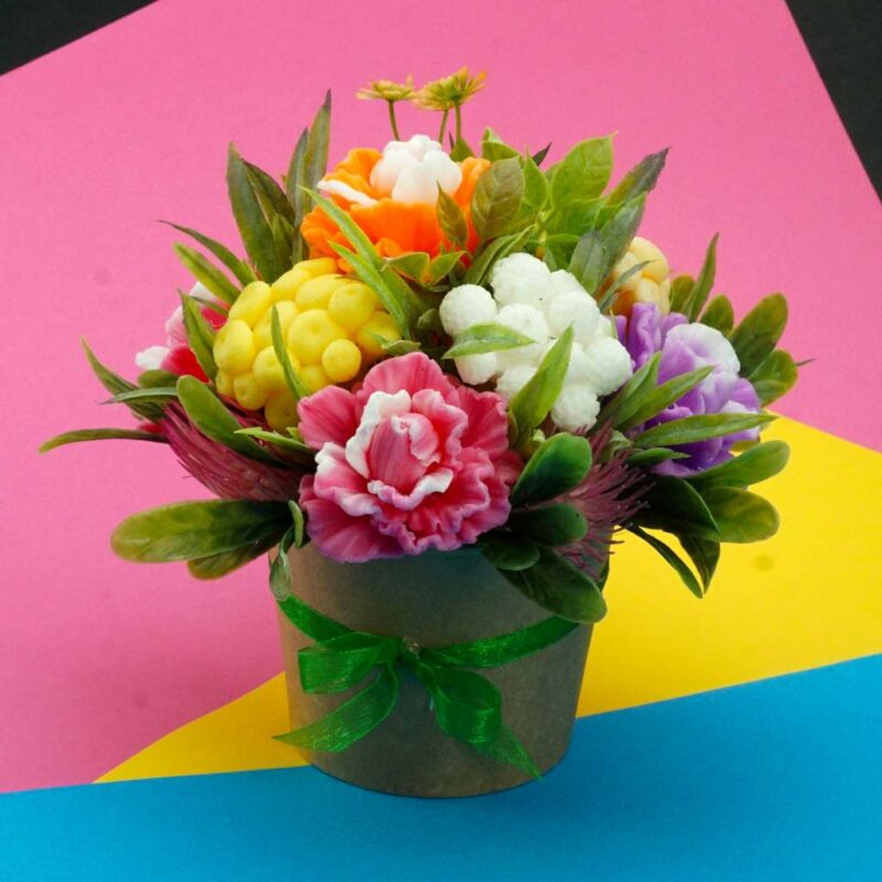 "Ziedu pušķis M" - roku darba ziepes