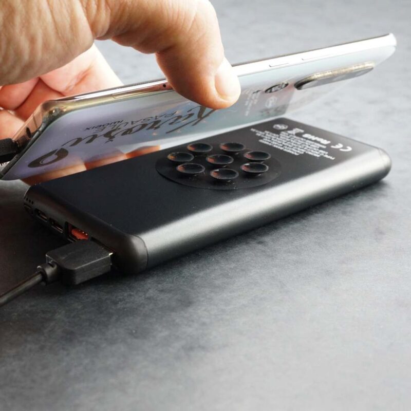 Wireless power bank 10000 mAh Black