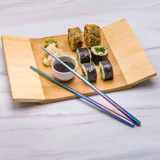 Суши палочки с гравировкой Rainbow