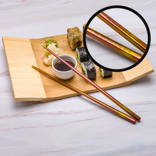 Суши палочки с гравировкой Orange