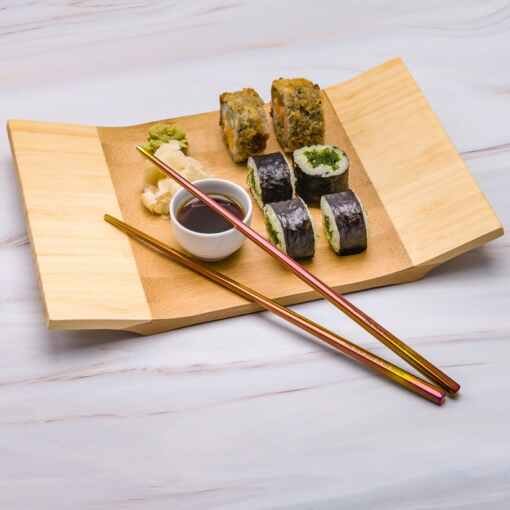 Suši kociņi ar gravējumu Orange