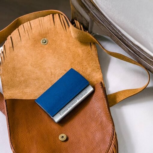 Визитница  с  гравировкой "Model F"