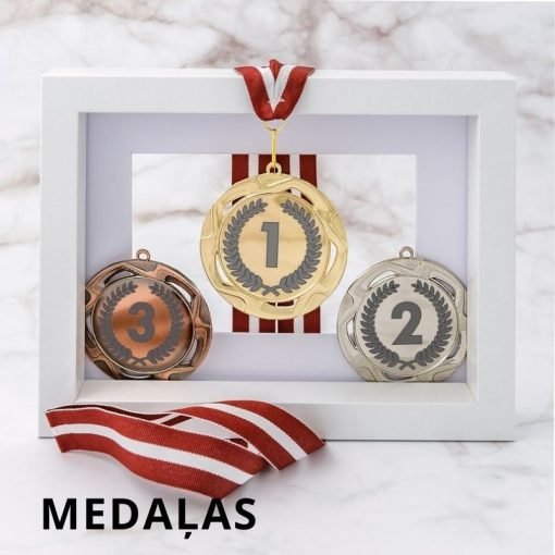 Medaļas ar gravējumu