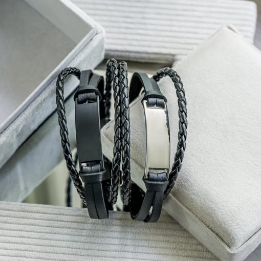 Браслет "Model A" Black&Silver Браслет "Model A" Black&Silver