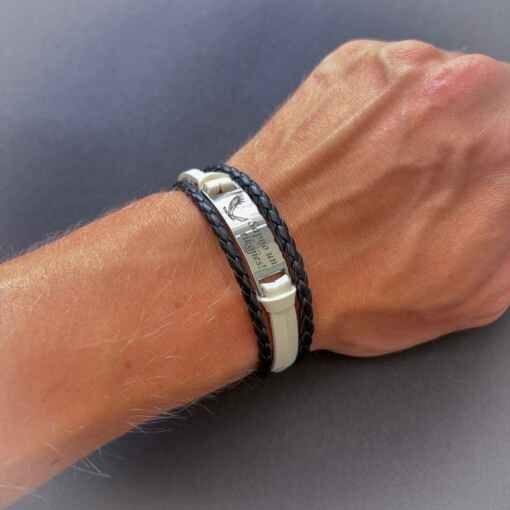 Браслет "Model A" White&Black