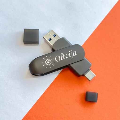 USB 3.0 & Type-C zibatmiņa 64 gb