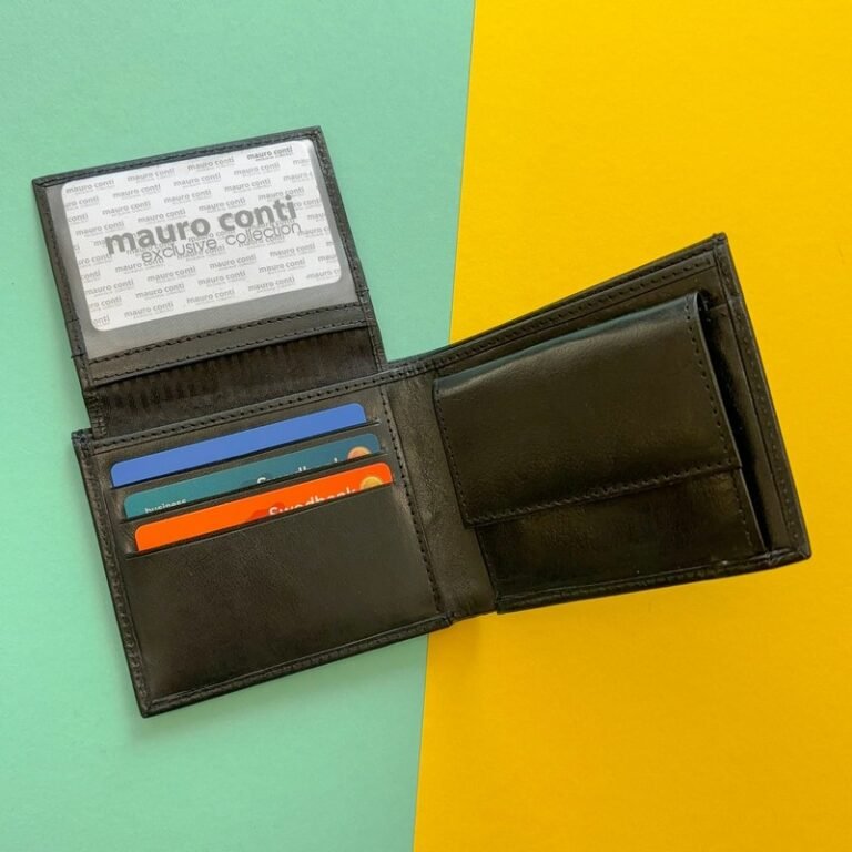 Mauro Conti кожаный Мужской кошелёк