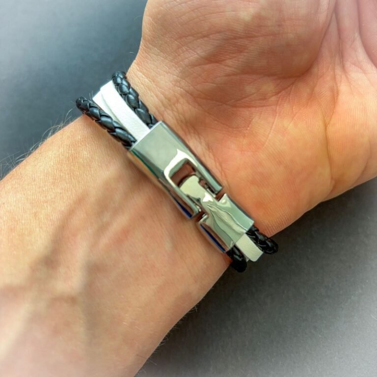 Браслет "Model A" White&Black Браслет "Model A" White&Black