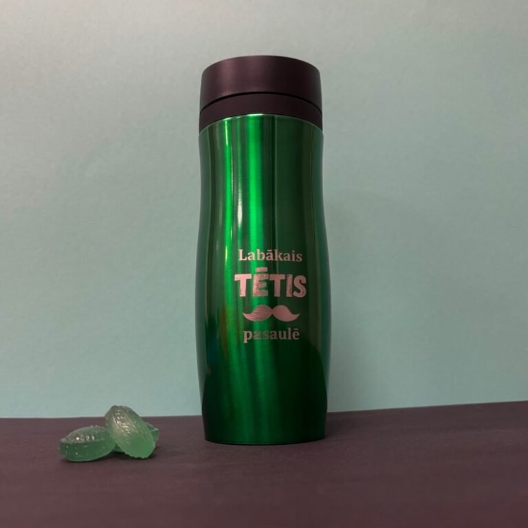 Termokrūze 375ml "Labākais Tētis pasaulē" Green Termokrūze 375ml "Labākais Tētis pasaulē" Green