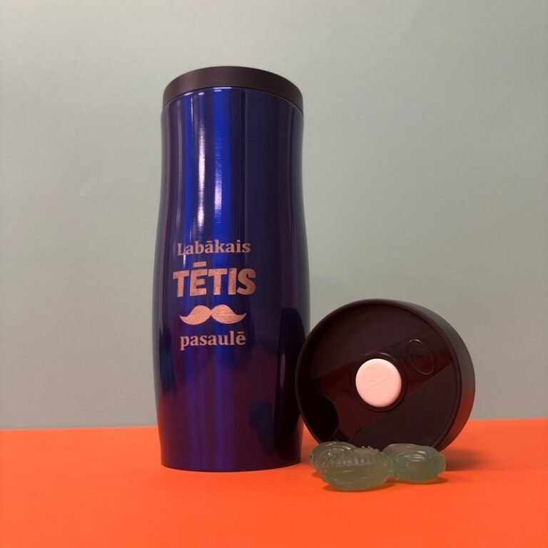 Termokrūze 375ml "Labākais Tētis pasaulē" Blue Termokrūze 375ml "Labākais Tētis pasaulē" Blue