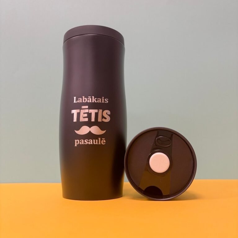 Termokrūze 375ml "Labākais Tētis pasaulē" Black Termokrūze 375ml "Labākais Tētis pasaulē" Black