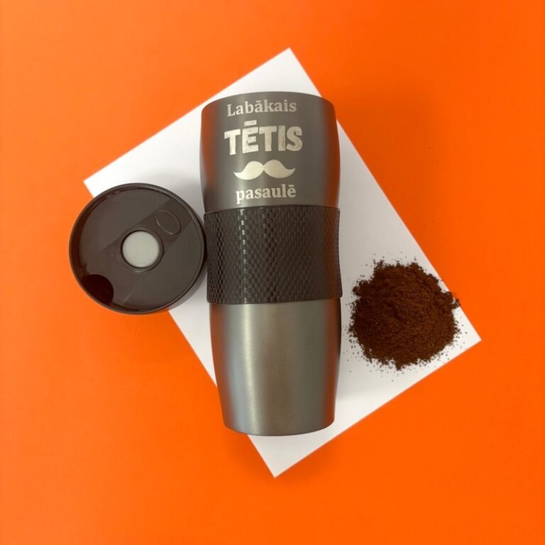 Termokrūze 375ml "Labākais Tētis pasaulē" Gray Termokrūze 375ml "Labākais Tētis pasaulē" Gray