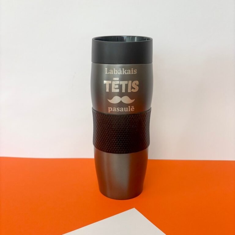 Termokrūze 375ml "Labākais Tētis pasaulē" Gray Termokrūze 375ml "Labākais Tētis pasaulē" Gray