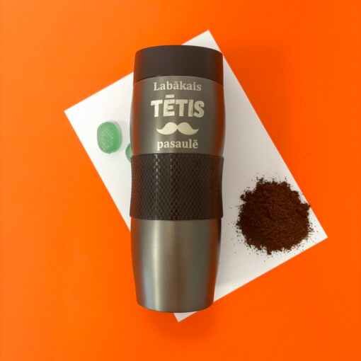 Termokrūze 375ml "Labākais Tētis pasaulē" Gray