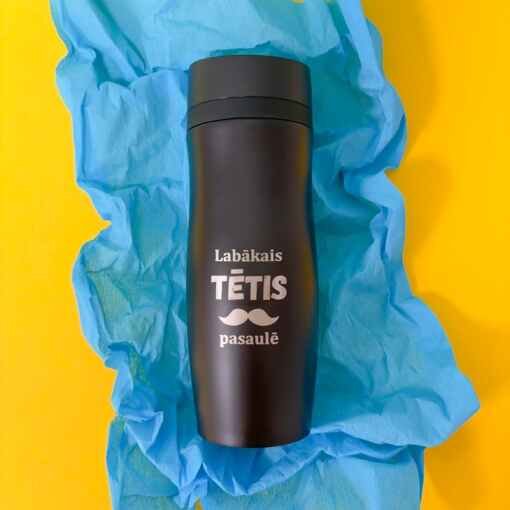 Termokrūze 375ml "Labākais Tētis pasaulē" Black