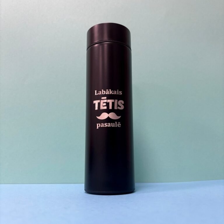 Термос 480мл с термометром "Лучший Папа в мире" Термос 480мл с термометром "Лучший Папа в мире"