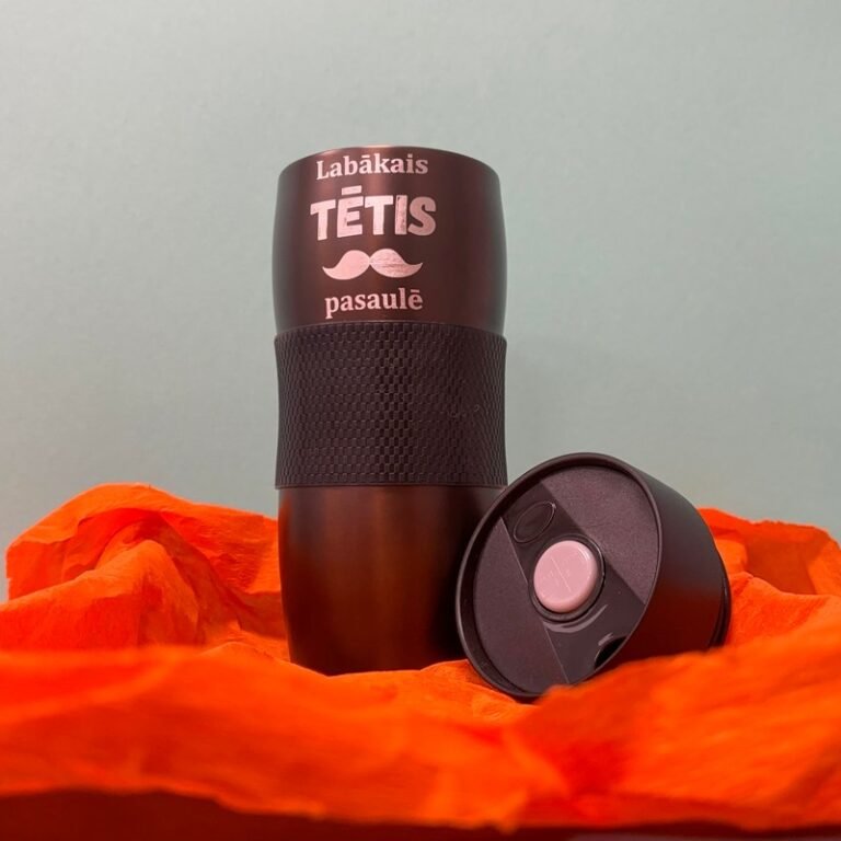 Termokrūze 375ml "Labākais Tētis pasaulē" Brown Termokrūze 375ml "Labākais Tētis pasaulē" Brown