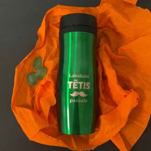Termokrūze 375ml "Labākais Tētis pasaulē" Green