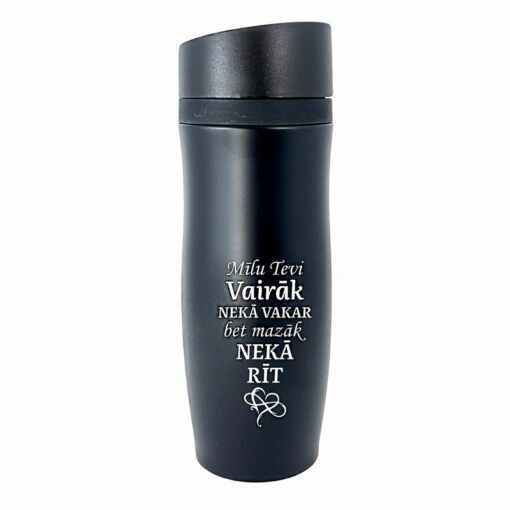 Termokrūze Air Gifts 375 ml "Mīlu tevi vairāk nekā vakar, bet mazāk nekā rīt"