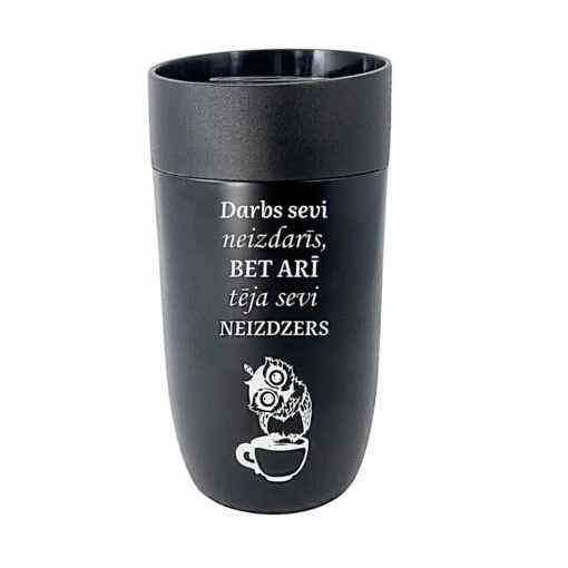 Termokrūze Air Gifts 330 ml "Darbs sevi neizdarīs"