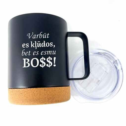 Termokrūze 350 ml Black "Boss"